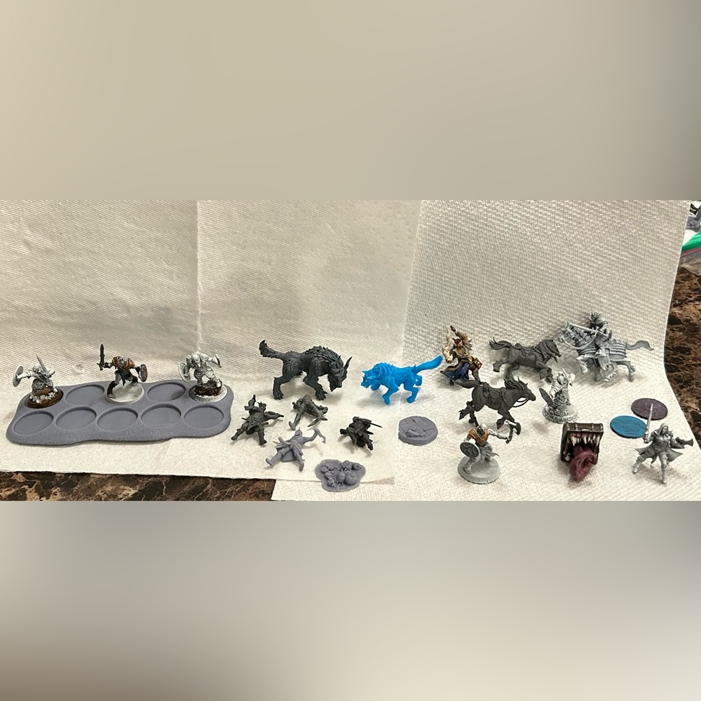 Fantasy Miniature Figures Set